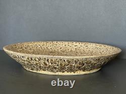 Volcanic Lava Low Bowl 1980 Douglas Ferguson Pigeon Forge Pottery, Tennessee