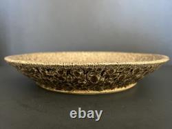 Volcanic Lava Low Bowl 1980 Douglas Ferguson Pigeon Forge Pottery, Tennessee