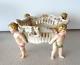 Von Schierholz Dresden German Porcelain Cherub Putti Bowl Vase Basket Antique