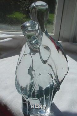 Vtg Don Shepherd Crystal Blenko Art Glass Family