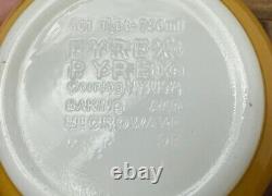 Vtg Pyrex 401 Bowl Rare Factory Mistake Butterfly Gold Small 1.5pt Double Stamp