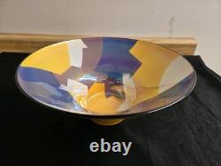 Vtg. Richard Cohen studio art pottery bowl, October 1995