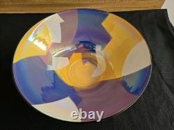 Vtg. Richard Cohen studio art pottery bowl, October 1995
