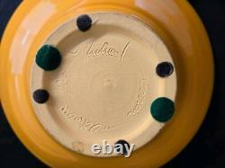 Vtg. Richard Cohen studio art pottery bowl, October 1995
