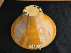 Vtg. Richard Cohen studio art pottery bowl, October 1995