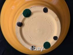 Vtg. Richard Cohen studio art pottery bowl, October 1995