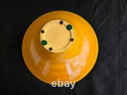 Vtg. Richard Cohen studio art pottery bowl, October 1995