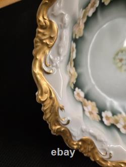 Vtg. Rosenthal fancy bowl, Alice gilt trim floral border