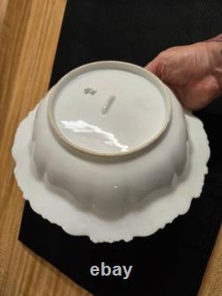 Vtg. Rosenthal fancy bowl, Alice gilt trim floral border