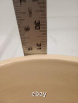 Vtg Set Of 4 McCoy Pottery Pink & Blue Stripes Nesting Mixing Bowls Read Look
