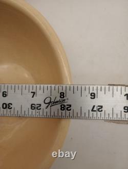 Vtg Set Of 4 McCoy Pottery Pink & Blue Stripes Nesting Mixing Bowls Read Look