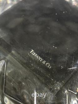 Vtg Tiffany & Co Sierra Geometric Germany Square Crystal Bowl 9 Ds68