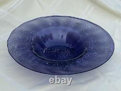 WOW Blenko Handcraft 12 1/4 inch x 2 1/4Console Bowl Discontinued in 2014