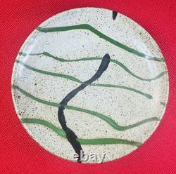 Warren MacKenzie Studio Pottery Plates 6.75 Mingei Leach Style Wall Art Signed