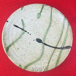 Warren MacKenzie Studio Pottery Plates 6.75 Mingei Leach Style Wall Art Signed