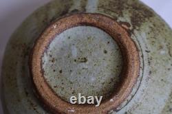 Warren Mackenzie Original Bowl, Unique Carvings, Wood Ash Glaze 4H X 6.5W