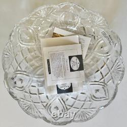 Waterford Crystal Artisan Collection Craftsman 10 In. Round Bowl/Never Used/Box