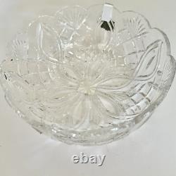 Waterford Crystal Artisan Collection Craftsman 10 In. Round Bowl/Never Used/Box