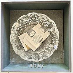 Waterford Crystal Artisan Collection Craftsman 10 In. Round Bowl/Never Used/Box
