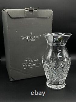Waterford Crystal Killarney 8 Flower Vase Signed Sinead Christian 2001 with Box