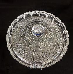 Waterford Society Millennium Lidded Crystal Bowl Father Time Limited Edition