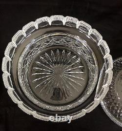 Waterford Society Millennium Lidded Crystal Bowl Father Time Limited Edition