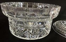 Waterford Society Millennium Lidded Crystal Bowl Father Time Limited Edition