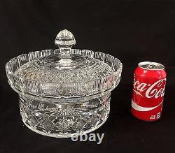 Waterford Society Millennium Lidded Crystal Bowl Father Time Limited Edition