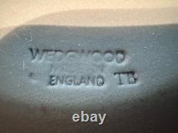 Wedgwood Blue Jasperware Magnolia Rose Bowl