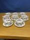 Wedgwood Charnwood (8 Sets) Footed Cream Soup Bowls & Saucers