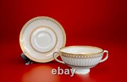 Wedgwood Colonnade Gold W 4339 Cream Soup Bowls Set Of 10 people