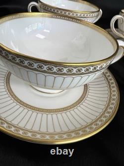 Wedgwood Colonnade Gold W 4339 Cream Soup Bowls Set Of 10 people