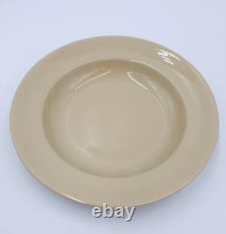Wedgwood DRABWARE Set(s) 4 Rim Soup Bowls EXC+ UNUSED Beige/Taupe