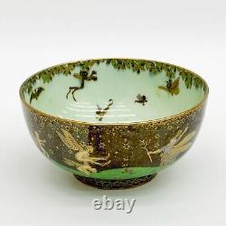 Wedgwood England Fairyland Lustre Porcelain Imperial Bowl Leapfrogging Elves