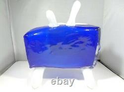 Whimsical Teresa Mcphearson Hand Blown Glass Television Set