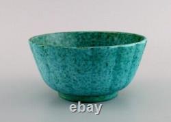 Wilhelm Kåge for Gustavsberg. Bowl in glazed ceramics. Mid-20th C