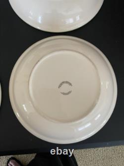 Williams Sonoma Herbs & Vegetables Discontinued 4 Piece Pasta Bowl Set PORTUGAL