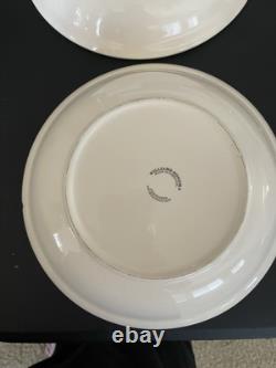 Williams Sonoma Herbs & Vegetables Discontinued 4 Piece Pasta Bowl Set PORTUGAL