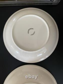 Williams Sonoma Herbs & Vegetables Discontinued 4 Piece Pasta Bowl Set PORTUGAL