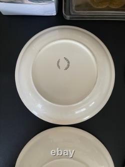 Williams Sonoma Herbs & Vegetables Discontinued 4 Piece Pasta Bowl Set PORTUGAL