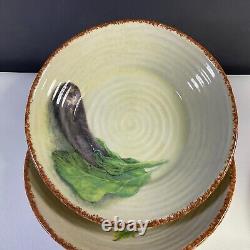 Williams Sonoma Jardin Potager Individual Pasta Bowls Set of 4 Made in Italy