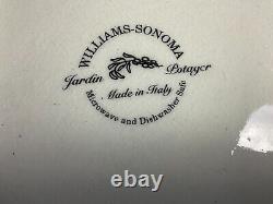 Williams Sonoma Jardin Potager Individual Pasta Bowls Set of 4 Made in Italy