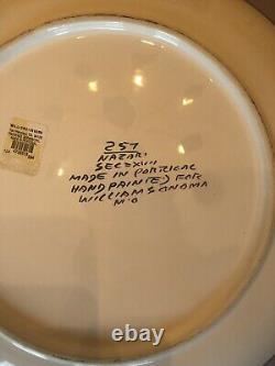 Williams Sonoma Provence Nazari Signature 14 Round Serving Bowl Hand Painted
