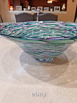 Zion Warne Art Glass Studio Bowl