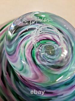Zion Warne Art Glass Studio Bowl